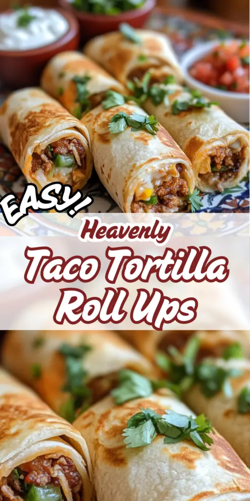 Taco Tortilla Roll-Ups: A Fun and Flavorful Appetizer 4 3 43