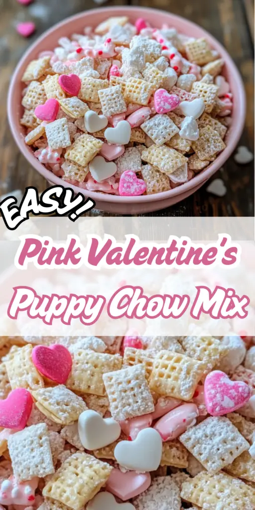 Pink Valentine's Puppy Chow Mix 4 3 60