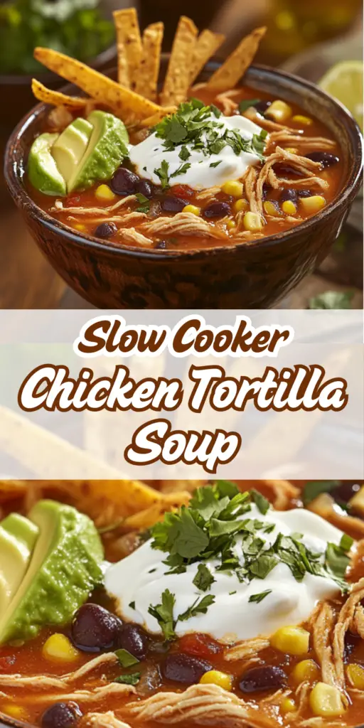 Slow Cooker Chicken Tortilla Soup Recipe 4 4 48