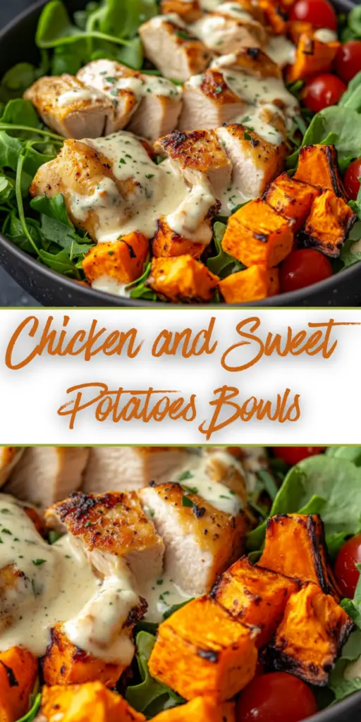 Chicken and Sweet Potato Bowls for Two 4 5 12
