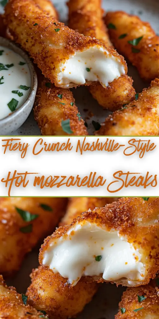 Fiery Crunch Nashville-Style Hot Mozzarella Sticks 4 5 14