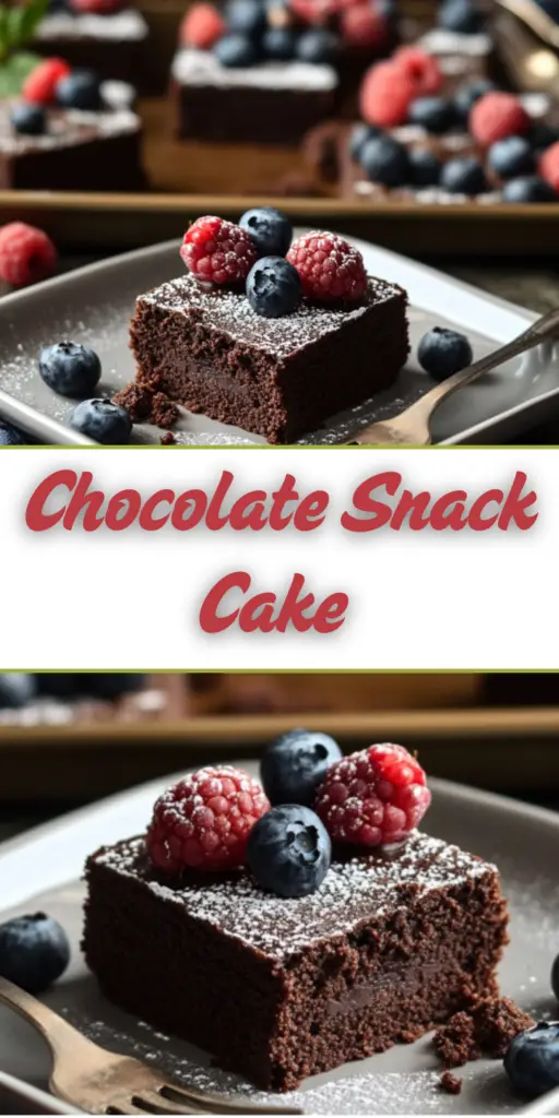 Gluten-Free Chocolate Snack Cake 4 5 19