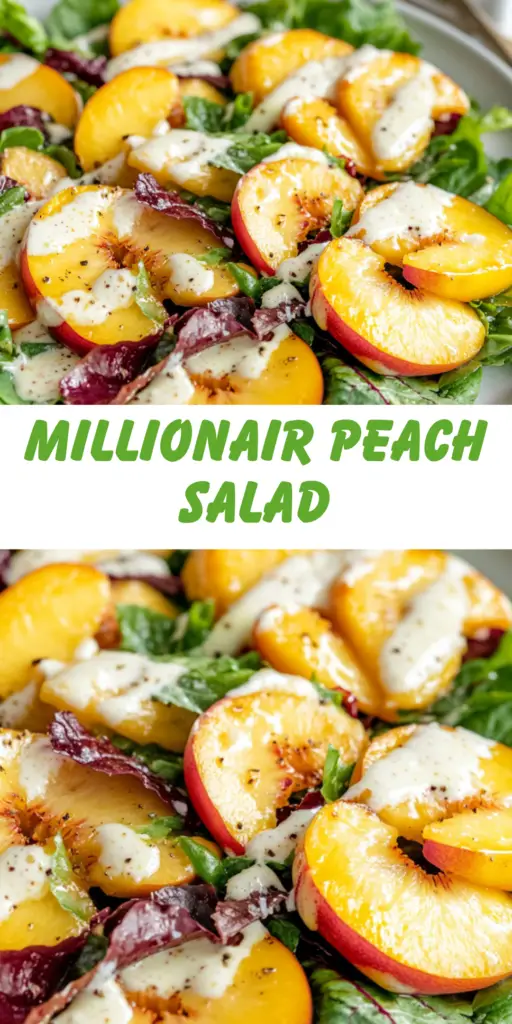 Millionaire Peach Salad: A Sweet and Savory Summer Delight 4 7 40