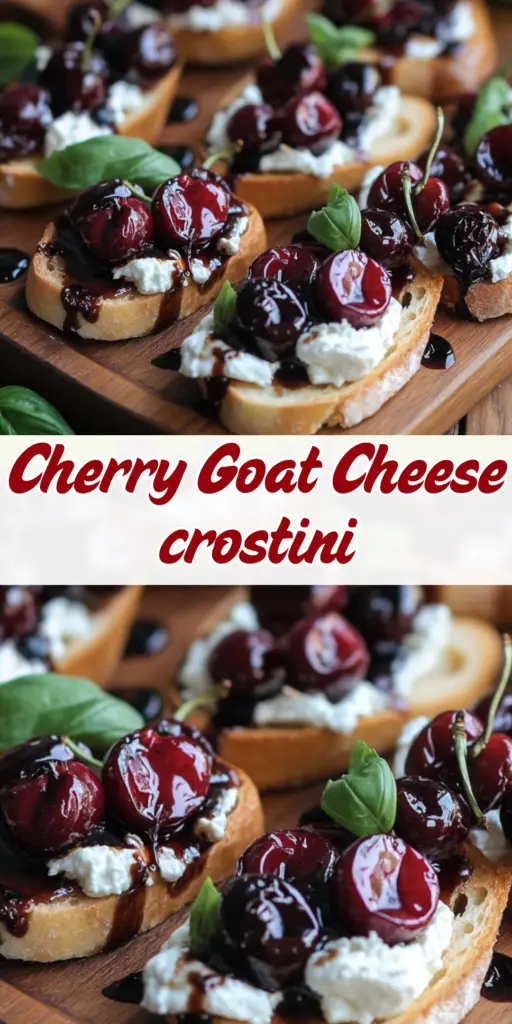 Cherry Goat Cheese Crostini Recipe 4 7 57