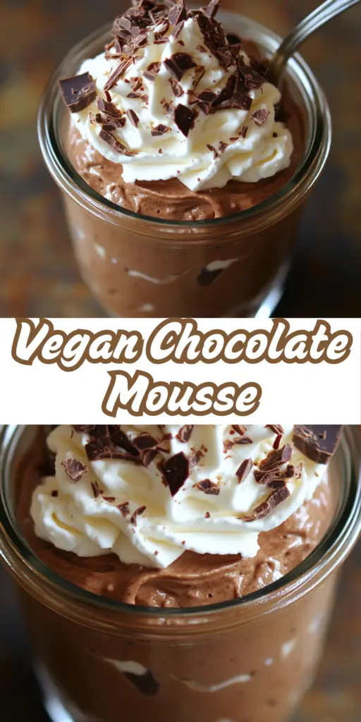 Vegan Chocolate Mousse 4 8 18