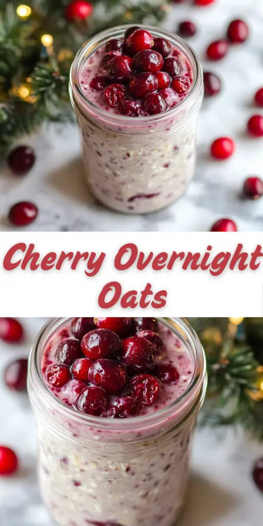 Cherry Overnight Oats 4 8 28