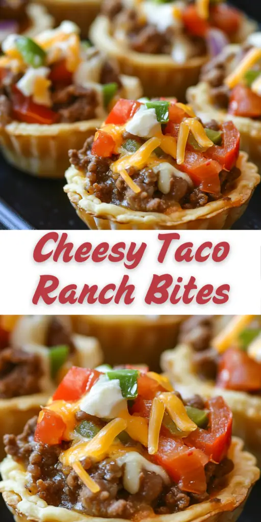 Cheesy Taco Ranch Bites – The Perfect Party Snack 4 8 31