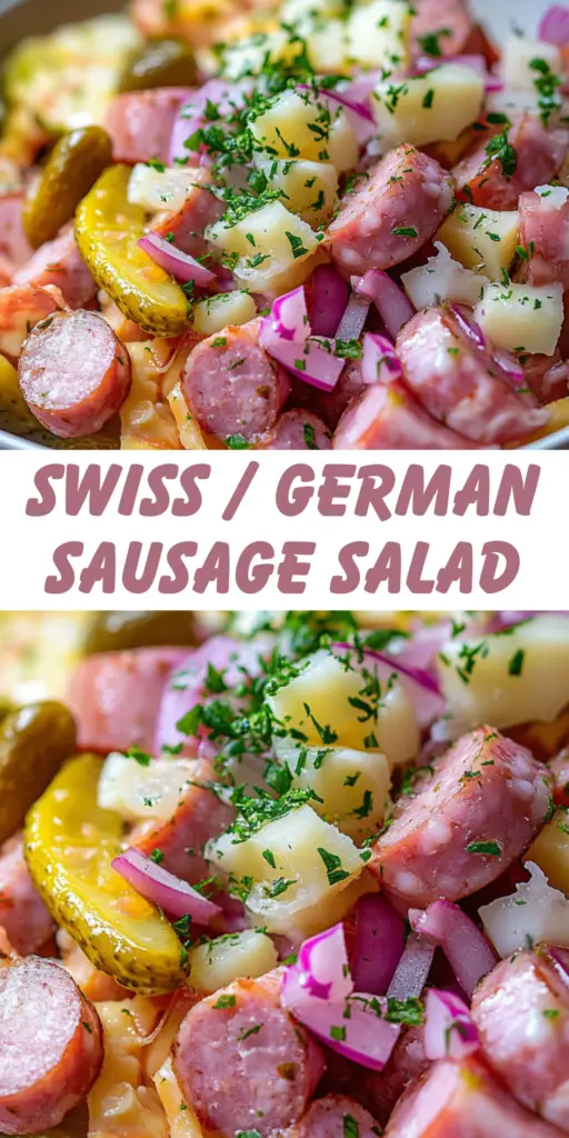 Swiss/German Sausage Salad 4 8 49