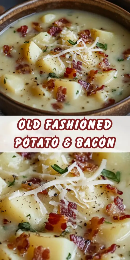 Old-Fashioned Potato & Bacon Soup 4 9 39