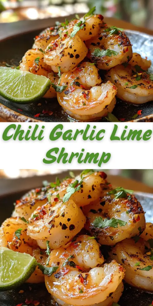 Chili Garlic Shrimp with Lime 4 9 45