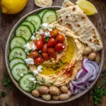 Healthy Mediterranean Hummus Bowl (30 Minutes) 5 inesboulila A beautifully arranged Mediterranean hummus bowl fe 11f434ad 5d31 4e9f b090 15a766c61caf 1