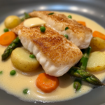 Zander with Vegetables and Butter Foam – A Light, Elegant Dish 5 inesboulila A beautifully plated dish of Zander with Vegetables 7e9b70ff 0df2 4318 81ba 4a84e7c395f0