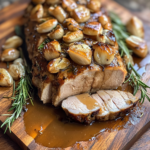 Classic Roast Pork Loin With Simple Gravy 5 inesboulila A beautifully roasted pork loin sliced to reveal it 37b021c8 744a 4b8a 9733 b48cf0962c8e