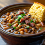 Slow-Cooked Black-Eyed Peas with Smoky Ham – Hearty & Flavorful! 5 inesboulila A bowl of slow cooked black eyed peas with smoky ha b23bb858 862d 4e78 9423 1d4dfd8a9dd1
