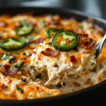 Keto Jalapeño Popper Chicken Casserole 5 inesboulila A bubbling golden brown keto jalapeno popper chicke 2ab4dfb1 ae0d 41aa 8962 72652dc3adae