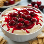 Cherry Cheesecake Dip 5 inesboulila A creamy and luscious cherry cheesecake dip served b83f1336 de25 4310 8050 3831cbed2cde