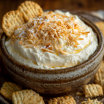 Delicious Coconut Cream Pie Dip Recipe: Easy & Irresistible! 5 inesboulila A creamy bowl of delicious coconut cream pie dip ve 23570259 fe22 4c79 9cb1 f0b14a9f5656