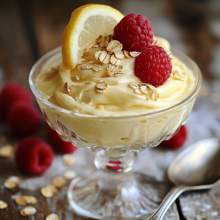 Lemon Mousse by Mary Berry: Light, Creamy, and Delicious 3 inesboulila A delicate glass filled with airy pale yellow lemon 4bb169d4 a526 42d9 82df 9642fd9644da
