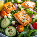 Delicious and Healthy Salmon Salad Recipe 5 inesboulila A fresh and vibrant salmon salad featuring bite siz d48d657c aa10 4219 b7bc 51db939b4402