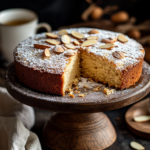 Moist and Delicious Almond Cake Recipe 5 inesboulila A freshly baked almond cake golden brown with a del 41ed8f28 c9a9 4a4a a742 97db5a683f11
