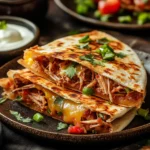 Pulled Pork and Cheese Quesadilla 5 inesboulila A freshly made pulled pork and cheese quesadilla go 698c257e a049 47a2 b904 b662700061ac