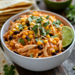 Crock Pot Fiesta Chicken Recipe 5 inesboulila A hearty bowl of Crock Pot Fiesta Chicken featuring 6e9bc9c7 39f0 4914 87a3 7fd5ca718cc6