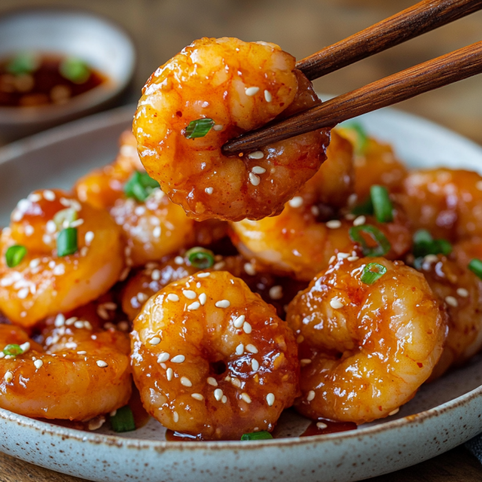 Firecracker Shrimp Recipe 3 inesboulila A plate of firecracker shrimp golden and crispy coa 6c405b36 f535 4f1c 95df f358bc22d45a