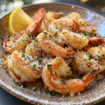 Garlic Parmesan Roasted Shrimp 5 inesboulila A plate of garlic Parmesan roasted shrimp golden an 993bc576 923f 406e 807b c85b9e9e4c61