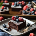 Gluten-Free Chocolate Snack Cake 5 inesboulila A rich moist gluten free chocolate snack cake cut i 6eecf0bd 8d5b 4784 910d a7fe125932b3
