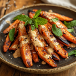 Roasted Carrots with Mint & Tahini Sauce: A Flavorful Side Dish 5 inesboulila A rustic plate of roasted carrots caramelized to pe 9baaf072 73bc 4559 b8ba f19bec85ff32