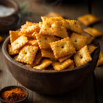 Smoked Cheez-Its Recipe 5 inesboulila A rustic wooden bowl filled with smoked Cheez Its g 825f1781 699b 4f3b 98f9 48305f28d421