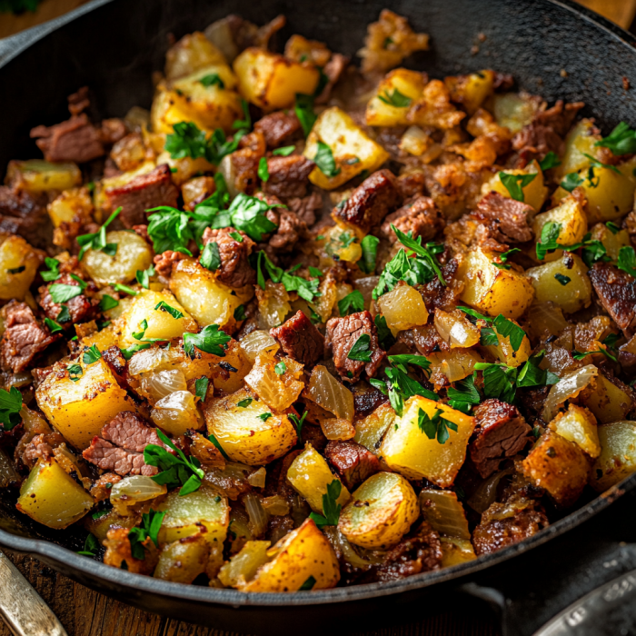 Ultimate Corned Beef Hash: Easy and Delicious Recipe 3 inesboulila A sizzling skillet of ultimate corned beef hash fea 067c28eb 7f6c 4f28 b347 03e530036810