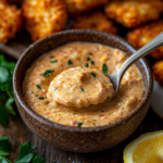 Easy Cajun Remoulade Sauce Recipe 5 inesboulila A small rustic bowl filled with creamy Cajun remoul e75d1663 bbeb 4bac abc2 d6fc7cbaeb1f