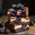 Blackberry Cheesecake Brownies 5 inesboulila A stack of blackberry cheesecake brownies showcasin de78e84f 5e0d 47eb 8f48 e3a697aed1c2
