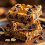 Healthy Oatmeal Peanut Butter Chocolate Chip Bars Recipe 5 inesboulila A stack of healthy oatmeal peanut butter chocolate 60ac80c8 1c8c 481c 8e26 1c0af1646f46