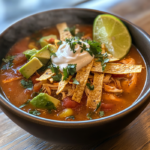 Gluten-Free Chicken Tortilla Soup 5 inesboulila A steaming bowl of gluten free chicken tortilla sou 319c0ee4 5d3e 4c0c a4dc 09b445dbbdd4