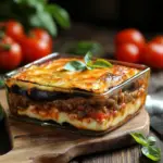 Authentic Moussaka Recipe You’ll Love 5 inesboulila A traditional Greek moussaka served in a rustic set bee45b51 4d6a 465c bfa1 410ef7986595