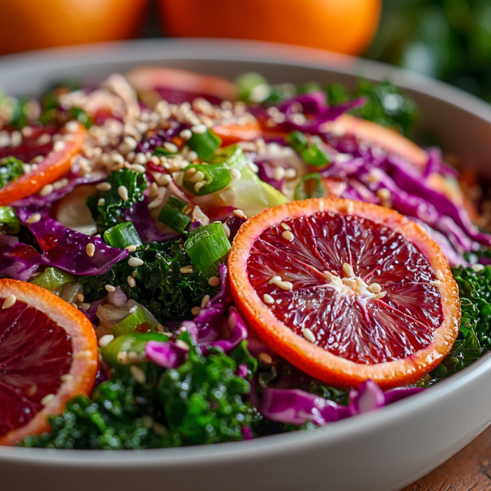 The Best Asian Blood Orange Salad 3 inesboulila A vibrant Asian blood orange salad featuring crisp 23e896e7 1649 408f a07e c6d45b6774c8