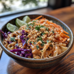 The Best Thai Noodle Salad (Vegan!) 5 inesboulila A vibrant bowl of Thai noodle salad glistening with b04de1f2 2047 46bf 9f9e fe4f3fe8e5ab