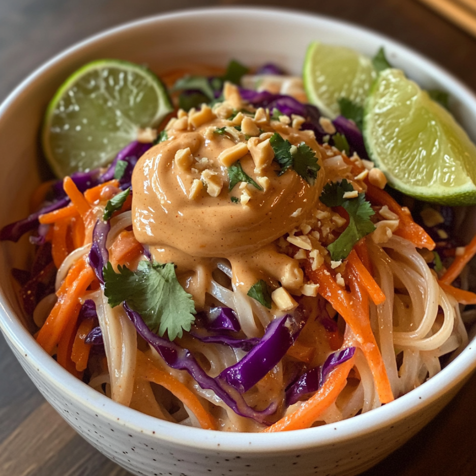 BEST Thai Noodle Salad 3 inesboulila A vibrant bowl of the best Thai noodle salad featur 20324437 bb15 4390 802f 954fea97353f