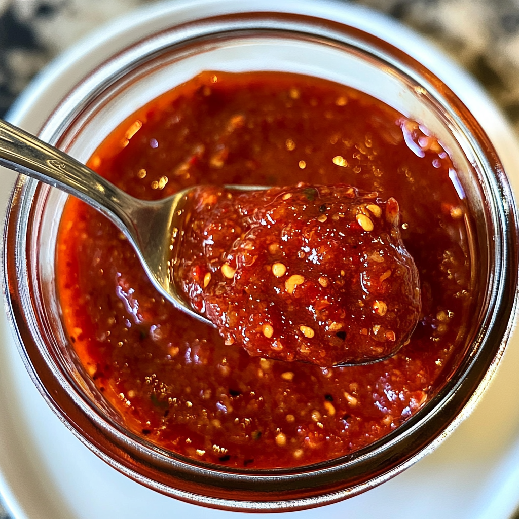 Ultimate Firecracker Sauce Recipe: Spice Up Your Dishes! 3 inesboulila A vibrant jar of firecracker sauce deep red with a 0bf26d63 d057 4cd4 9ac3 fe8fb95ea4ac