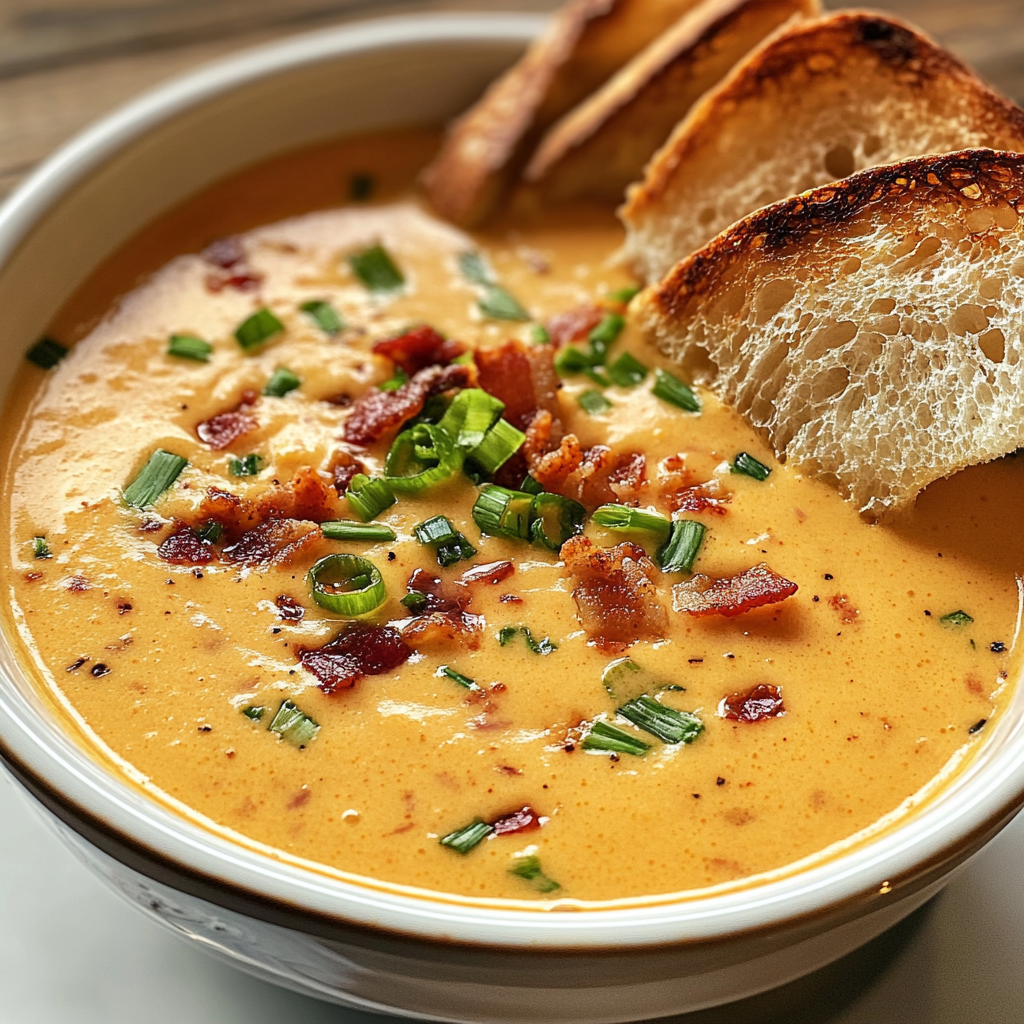 Best French Onion Soup Recipe 4 inesboulila A warm bowl of creamy beer cheese soup rich and vel 4cbbacda 4e14 43b5 81df ed9389dcd07f