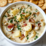 Easy Clam Chowder Recipe 5 inesboulila A warm creamy bowl of Easy Clam Chowder filled with 63d099a6 a8f4 4030 88ab 050597b2b3e9