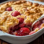 Amazing Easy Strawberry Cobbler Recipe with a Unique Twist! 5 inesboulila A warm freshly baked strawberry cobbler with a gold 957594af 4a54 4c00 97e2 d675ebf365f7