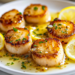 Lemon Butter Scallops 3 inesboulila Golden brown seared scallops glistening in a rich g 7c9babfb 3ea5 4574 90f2 2482b6eb3197