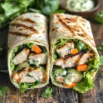 Healthy Grilled Chicken Ranch Wraps 5 inesboulila Healthy grilled chicken ranch wraps neatly sliced a 86a4934d 5d95 419a 85da eff44c3af394