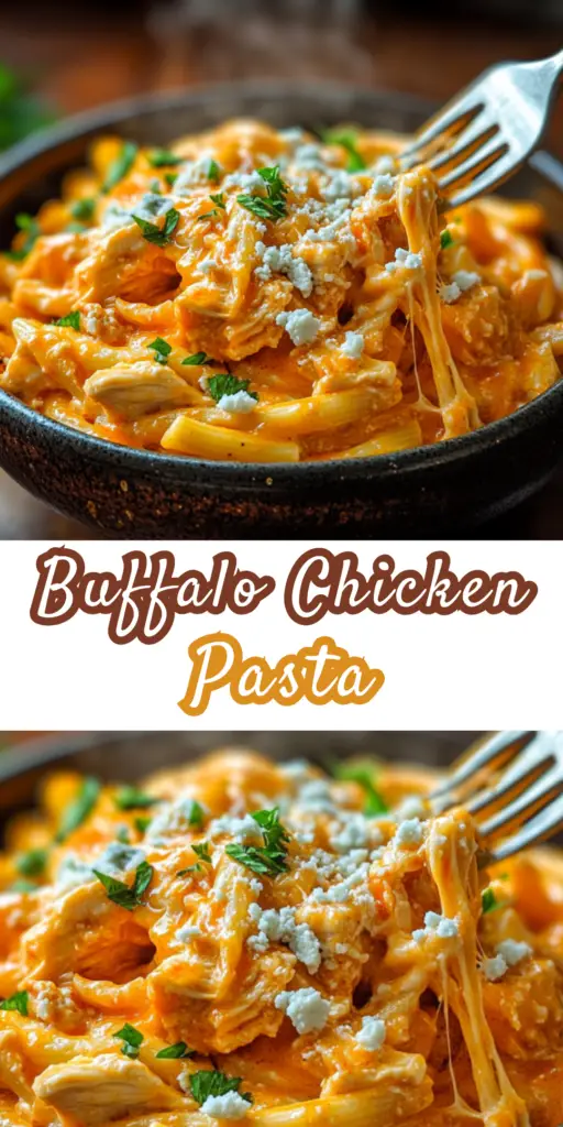 Buffalo Chicken Pasta Recipe Made in Minutes with Minimal Effort 4 1 77