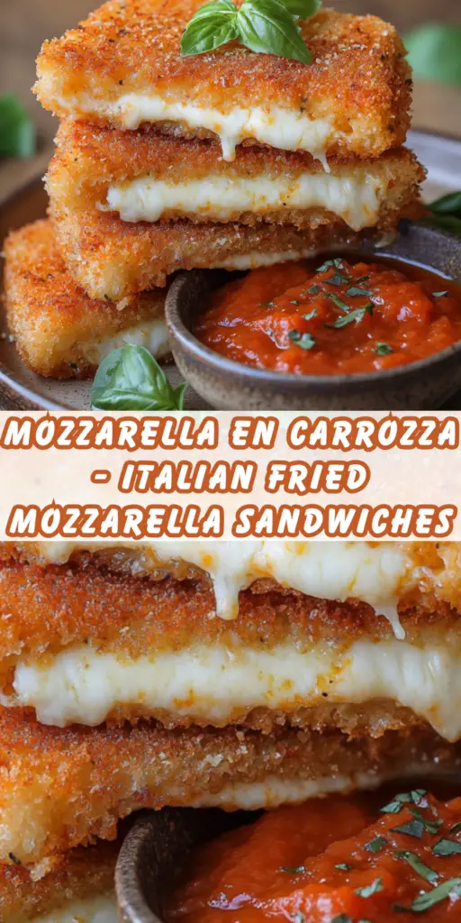 Mozzarella en Carrozza - Italian Fried Mozzarella Sandwiches 4 10 63