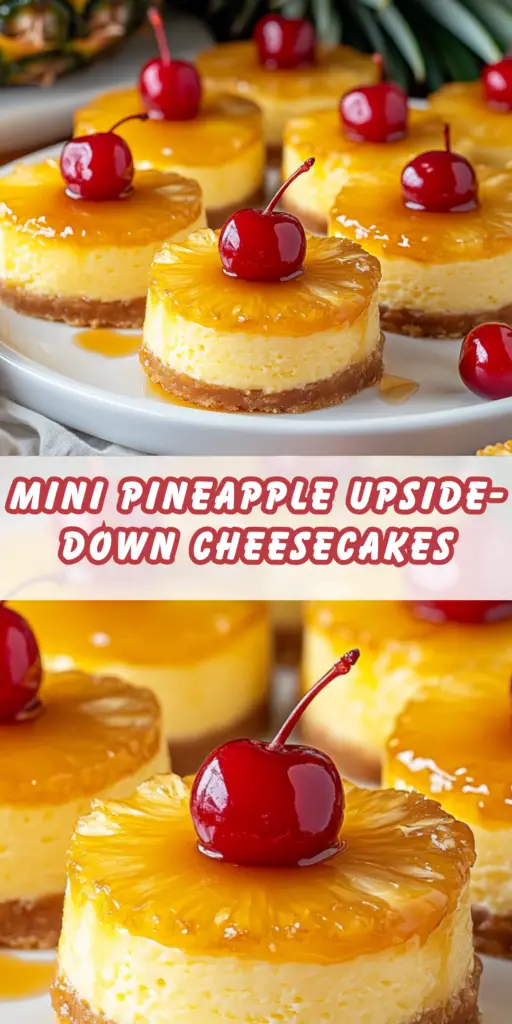 Mini Pineapple Upside-Down Cheesecakes 4 11 52