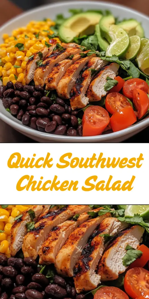 Quick Southwest Chicken Salad 4 12 38